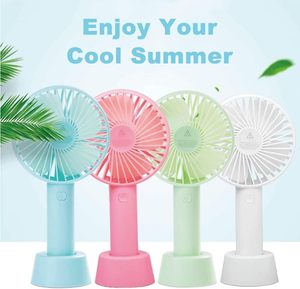 New Usb Handheld Fan Mini Portable Charging Small Fan Digital Display Office Student Small Electric Fan Gift - Product Image 2