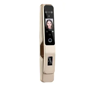 Serrure de porte Tuya Wifi, empreintes digitales, appareil photo Intelligent entièrement automatique, serrures intelligentes Zigbee Smartlock