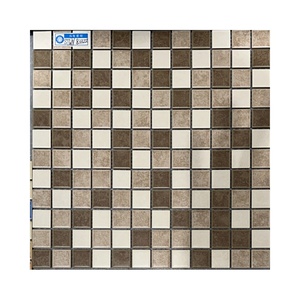 Azulejos de mosaico de cerámica de calidad superior de 23x23mm, azulejos duraderos antideslizantes de Decalcomania para suelo de pared de baño moderno decorativo - Product Image 1