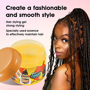 <span class=keywords><strong>Cire</strong></span> coiffante à base d'eau 300g pour barbier, étiquette personnalisée, tenue forte, rouge, pour tresses et gel. - Product Image 5