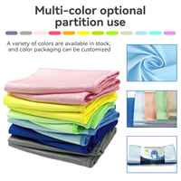 Handuk Pembersih Kaca Ramah Lingkungan dari Mikrofiber 40x40cm 290gsm, Serbaguna untuk Dapur, Jendela, Wastafel, Cepat Menyerap dan Cepat Kering