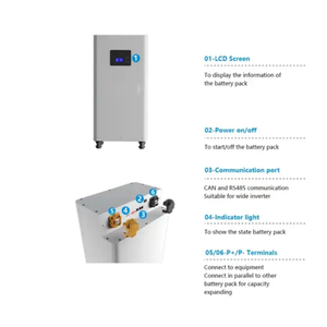 Factory 15kwh Lithium Battery51.2V 300Ah <b>Battery</b> Mobile & Floor-Standing Energy Storage High-Capacity Power <b>Backup</b> GBP48-300 Fac - Product Image 3