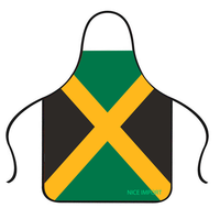 Tablier drapeau de la Martinique pour hommes et femmes, idéal pour la cuisine à domicile, la restauration, les chefs, la grillade, le bistro, la pâtisserie et le barbecue