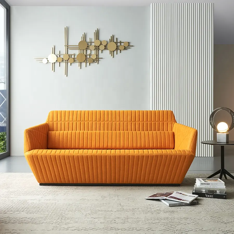 Creative Living Room Sofa Three Seat Fabric Sofa