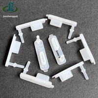 Bouchon anti-poussière et couvercle USB Type-C en silicone, étanche, anti-perte, capuchon en caoutchouc noir