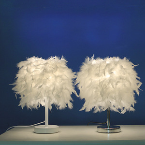Veilleuses Décoratives Plume et Feuille Salon Design Moderne <span class=keywords><strong>Lampe</strong></span> <span class=keywords><strong>de</strong></span> <span class=keywords><strong>Chevet</strong></span> LED Table <span class=keywords><strong>de</strong></span> Nuit - Product Image 4