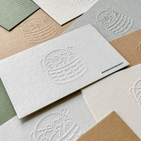 Cartes de visite personnalisées en relief, papier épais de luxe, cartes de visite personnalisées pour entreprise