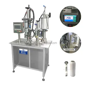 Semi-automatic Semi-automatic Bag On Valve Aerosol Filling Machine