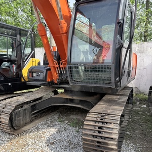 Excavatrice Hitachi ZX120 d'occasion de haute qualité, 12 tonnes, sur chenilles, faible nombre d'heures de travail, prix abordable, engin de construction d'occasion en stock - Product Image 2