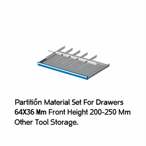Ensemble de matériaux de séparation Fami pour tiroirs 64x36 mm, hauteur frontale 200-250 mm, rangement d'outils - Product Image 3
