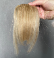 Topper de cheveux humains 100% vierges Remy, avec frontale en dentelle HD, extension Halo à fil invisible, remplacement capillaire respirant en dentelle mono