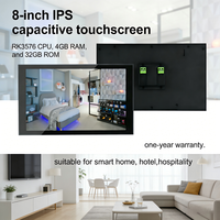 Écran de contrôle central intelligent Portworld, panneau Wi-Fi, écran tactile capacitif LCD 8 pouces, processeur RK3576, 4 Go de RAM, 32 Go de ROM, mini PC