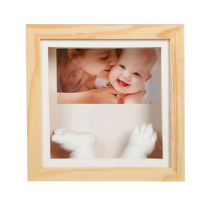 Nouveau 2024 <span class=keywords><strong>kit</strong></span> de coulée d'impression de main et de pied cadeaux de douche de bébé cadre photo pour nouvelle maman nouveau-né filles garçons <span class=keywords><strong>kit</strong></span> de <span class=keywords><strong>moulage</strong></span> <span class=keywords><strong>3D</strong></span> - Product Image 1