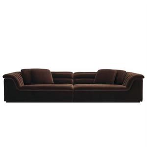 Divano Modulare Moderno Italiano Rivestimento in Velluto Lussuoso per Lobby di Hotel Villa Soggiorno - Product Image 4