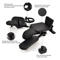 Machine d'étirement des jambes, équipement de gymnastique robuste pour étirements des jambes, machine d'étirement des jambes réglable pour la salle de sport