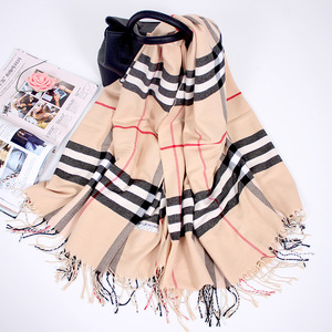 Sciarpa classica grande quadrata scozzese per uomo e donna spessa nuova sciarpa calda scialle da viaggio - Product Image 2