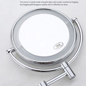 <span class=keywords><strong>Espejo</strong></span> <span class=keywords><strong>de</strong></span> Ducha LED <span class=keywords><strong>de</strong></span> Doble Cara con Rotación <span class=keywords><strong>de</strong></span> 360 Grados, <span class=keywords><strong>Espejo</strong></span> Cosmético Moderno Iluminado <span class=keywords><strong>para</strong></span> Maquillaje y Afeitado - Product Image 5