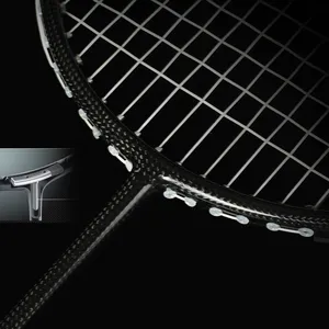 2022 whizz novo design tecido badminton raquete 4u alto modulus grafite sobre 30lbs bats