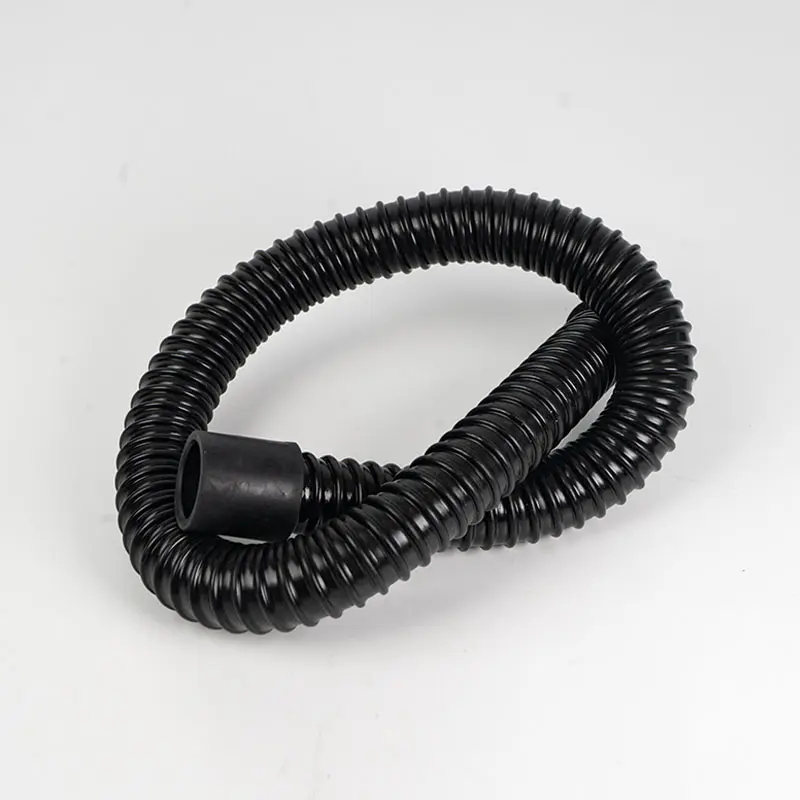 Proway selang fleksibel Spiral udara bak panas, selang ventilasi udara Spa 40-150cm hitam TPE