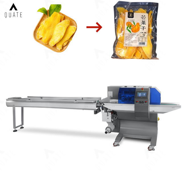 Automatic Horizontal Wrapper Pillow Packing Machine Cookie Biscuit Cake Flow Wrapping Machine