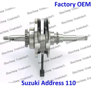 Motor Onderdelen, Fabriek Oem Voor Suzuki Motorfiets Adres 110 Krukas, Motor Onderdelen