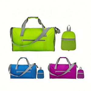 Sac de voyage léger et tendance en polyester avec fermeture éclair, idéal pour le sport, les week-ends, la gym, les voyages, le camping et la randonnée en plein air - Product Image 1