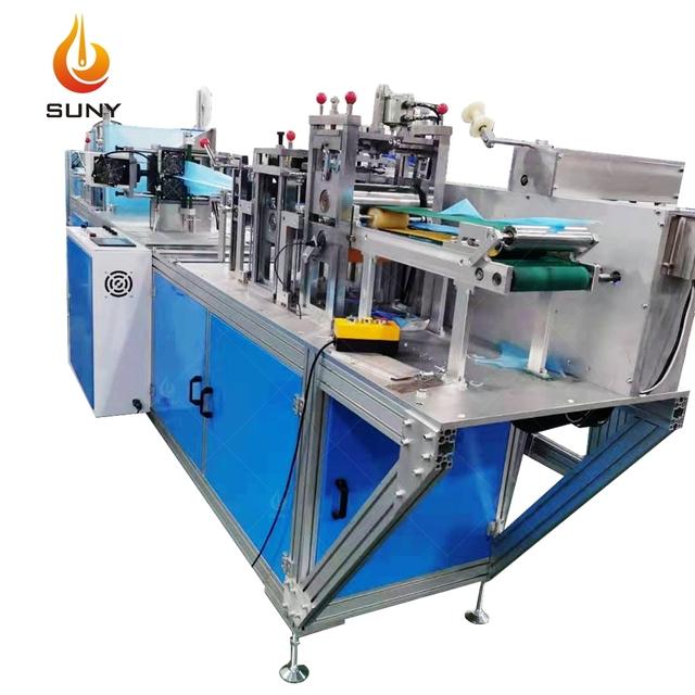 High Quality PE and Non Woven Fabric Automatic Shoe Cover Surgical Cap Dispenser Machine