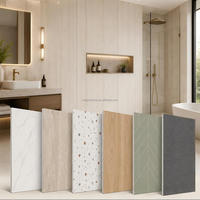 Vente flash - Panneau mural SPC facile à installer, imperméable, imprimé en 3D, feuille de marbre PVC UV pour la décoration intérieure des hôtels