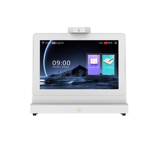 AI Dual-Screen Voice Translator With Over 140 Languages for Business Communication