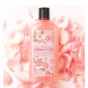 Gel de Ducha Exfoliante Orgánico de Marca Propia al por Mayor, Gel de Ducha Hidratante con Pétalos de Rosa, Gel de Ducha <span class=keywords><strong>Japonés</strong></span> - Product Image 6