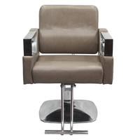 Fauteuil de Barbier Hydraulique Classique Marron Moderne pour Salon de Coiffure – Vente en Gros pour Coiffeurs