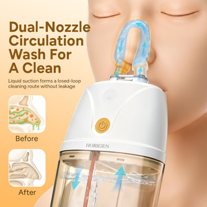 Irrigador <span class=keywords><strong>Nasal</strong></span> Eléctrico de Venta Caliente con Tanques Separados para Agua Limpia y Residual, Impermeable IPX7, Cargador Inalámbrico, Máquina para Alivio Sinusal - Product Image 4