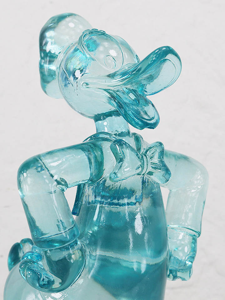 Transparent Resin Duck-Shaped Retro Nostalgia Design Semi-Handmade ...