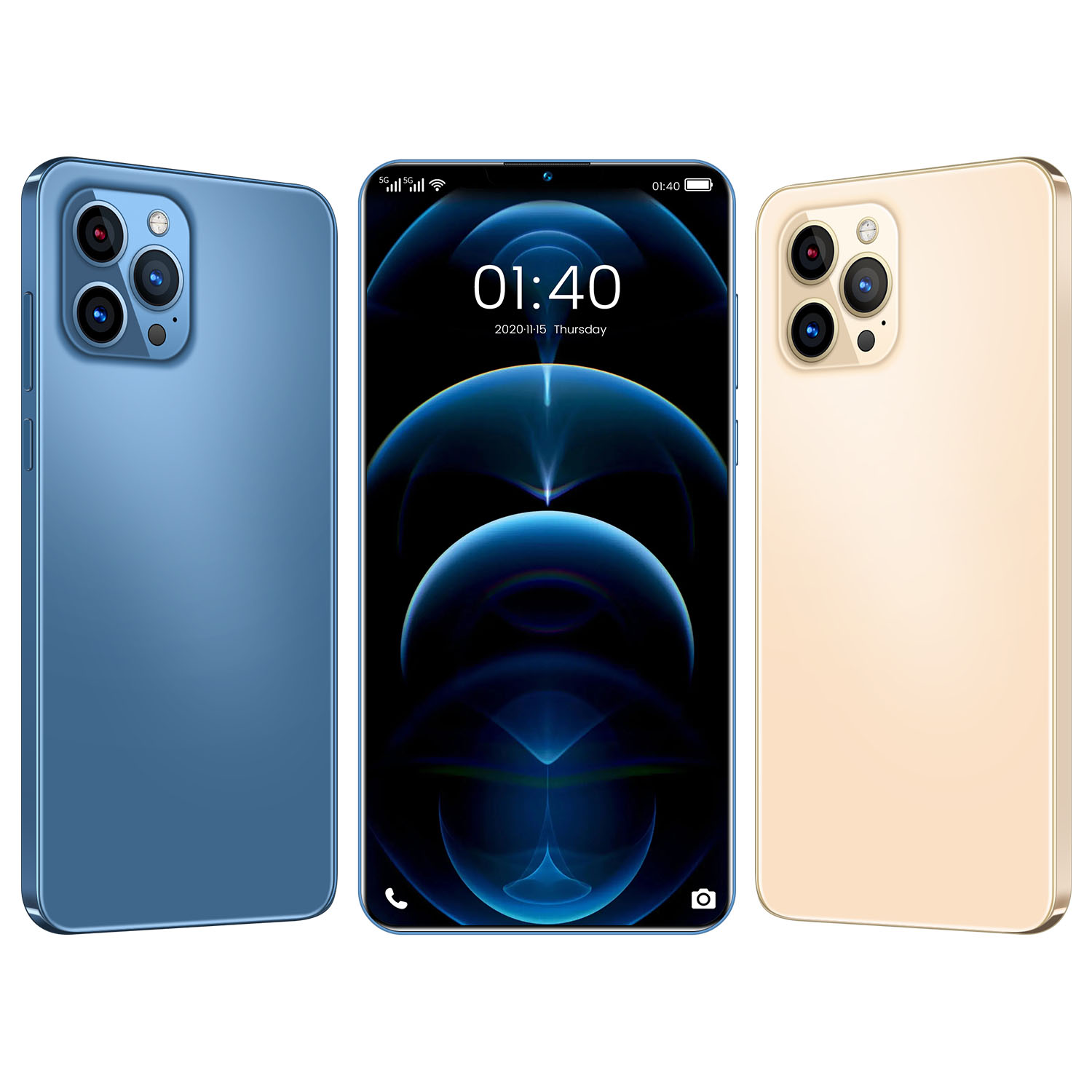 Phone12 Pro Max 12 Гб + 512 Гб высокопроизводительный изысканный внешний вид новые игровые мобильные телефоны 4G 5G