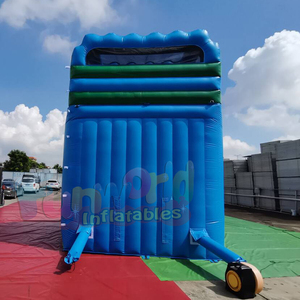 Wholesale kids party jumper bouncer jumping castle inflatable tropical water <b>slide</b> with swimming <b>pool</b> - Product Image 4