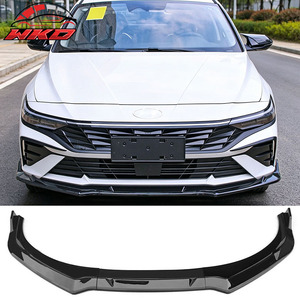 เหมาะสำหรับ Hyundai Elantra 2024-2026 ชุดแต่งกันชนหน้าสไตล์ IKON สีดำเงา - Product Image 1