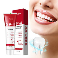 Dentifrice en gros écologique format voyage personnalisé, élimination des taches, blanchiment moderne SP 4
