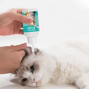 <span class=keywords><strong>Gotas</strong></span> de Limpieza de Oídos de Plástico Eficaces para Mascotas, Fórmula Segura Antiinflamatoria para Perros y Gatos, Cuidado de Infecciones de Oídos, Uso en el Baño - Product Image 6