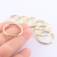 25mm Günstiger Blanko Kleiner Metall-Rundschlüsselring für Geschenke Schlüsselanhänger-Zubehör