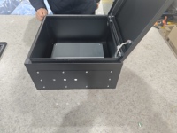 Contenitore Elettrico per Quadri di Controllo, Scatola di Protezione Nera in Acciaio Laminato a Freddo Verniciato a Polvere, Alloggiamento Industriale