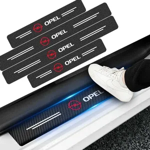 -1040 4 Pezzi Adesivi in Fibra di Carbonio per Auto, Protezione Soglia Porta Impermeabile Monouso per Opel Astra j g <span class=keywords><strong>Insignia</strong></span> Corsa <span class=keywords><strong>d</strong></span> Vectra c - Product Image 1