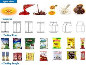 เครื่องบรรจุแบบแนวตั้งพร้อมถุงปิดผนึกสี่ด้าน บรรจุและปิดผนึกอัตโนมัติสำหรับกระดาษ/ฟิล์มพลาสติก 220V/380V สำหรับบรรจุเนย - Product Image 2