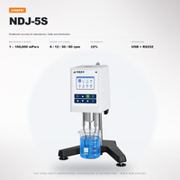 Viscosimètre rotatif de laboratoire tiers NDJ-5S, 1-100 000 MPa.s, 4 vitesses, pour les distributeurs