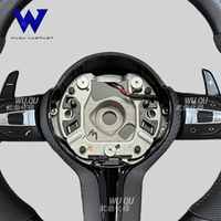 Volant en fibre de carbone mate pour BMW F30 F10 F15 F36 F20 F22 F25 F32 M3 M5 E46 E60 E70 E90 E91