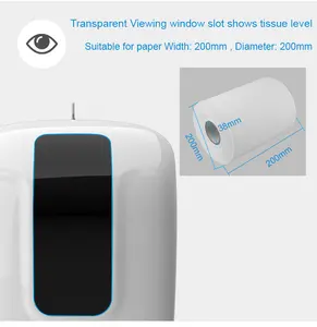 Dispenser Wadah Kertas Toilet Otomatis dengan Sensor