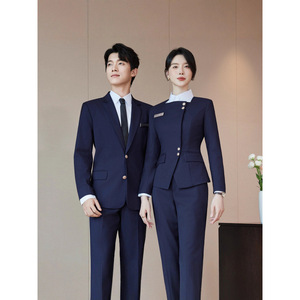 Unisex Professional Three Piece Suit Set Long Sleeve Polyester Workwear For Commute Spring 2026 - Product Image 2