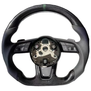 Volante de cuero personalizado para Audi A4 A3 A5 A6 B6 RS7 SQ8 RS6 C8 RS3 SQ5 Q3 R8 Q7 Q8 A8 <span class=keywords><strong>A1</strong></span> RS5 A7 - Product Image 1