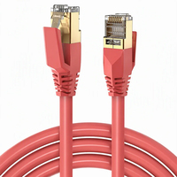 Kabel Patch Cat5e Kecepatan Tinggi 1/3/5/8/10/15/25/30m, 100% Tembaga Murni FTP Cat 5e Ethernet Internet 1Gbps RJ45 Kabel Jaringan