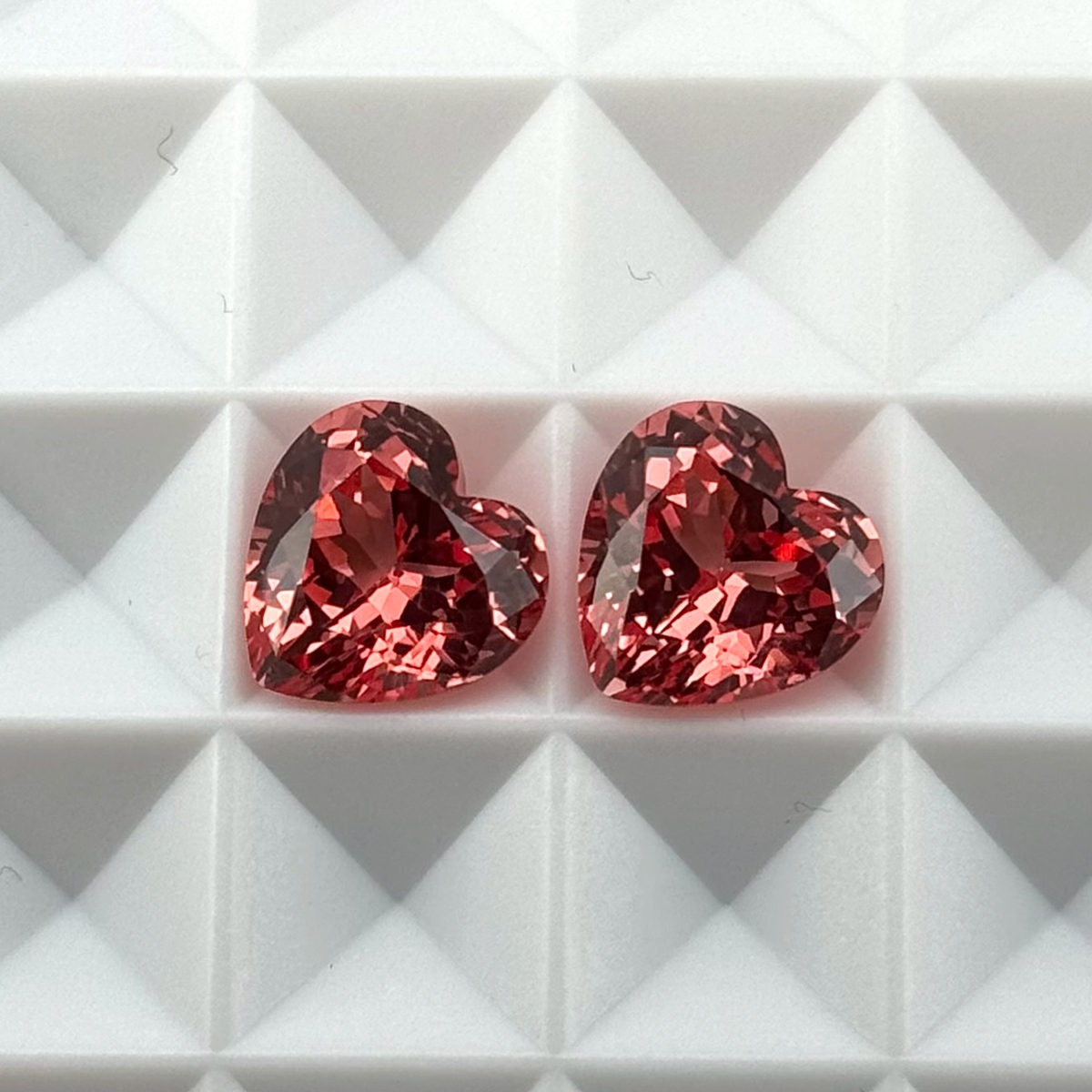 Pink heart cut