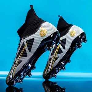 Tacos <span class=keywords><strong>de</strong></span> Fútbol Profesionales Baratos Originales con Placa, para Entrenamiento Deportivo, Césped Artificial, Ligeros, Atléticos, para Hombre y <span class=keywords><strong>Mujer</strong></span> - Product Image 4